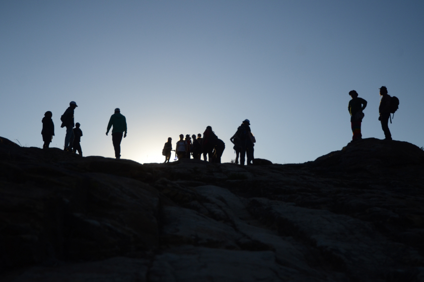 Gruppe Silhouette